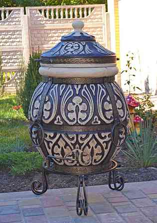 Tandoor, Тандыр Аттика 85L | Премиум гриль-печь из шамота Берлин