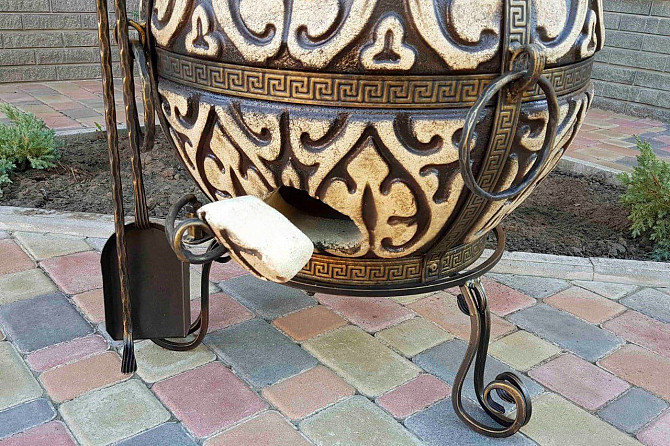 Tandoor, Тандыр Аттика 85L | Премиум гриль-печь из шамота Берлин - изображение 4